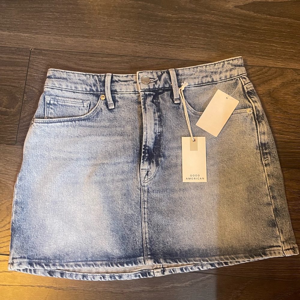 Good American Denim Skirt